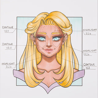 Ohuhu Honolulu 36 Skin Tone Colors Dual Tips Alcohol Art Markers (Brazil Domestic Shipping)