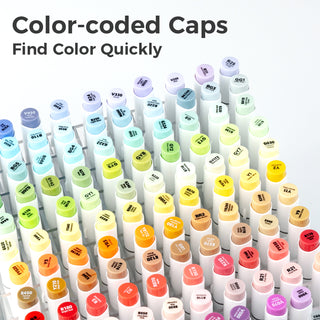 Ohuhu Honolulu 320 Colors Dual Tips Alcohol Art Markers (New Version)