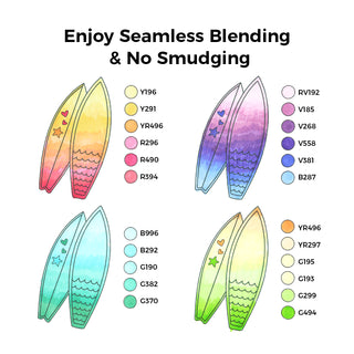 Ohuhu Oahu New 120 Colors Dual Tips Alcohol Art Markers, Fine & Chisel