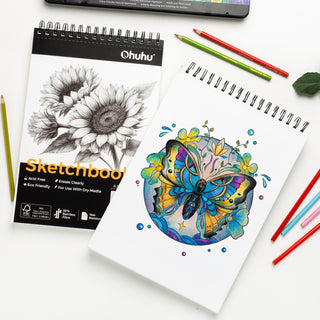 Ohuhu Tear Resistant Bamboo Fiber Drawing Sketchbook