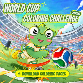 Ohuhu World Football Coloring Challenge