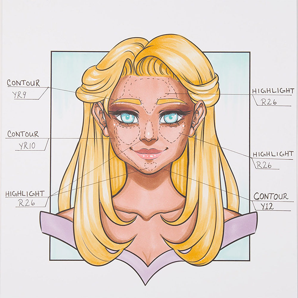 Ohuhu Honolulu 36 Skin Tone Colors Dual Tips Alcohol Art Markers (Brazil Domestic Shipping)