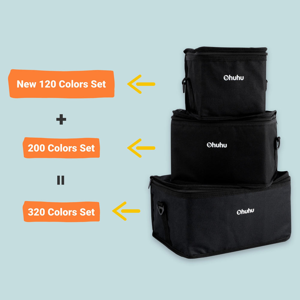 Ohuhu Oahu 200 Colors Dual Tips Alcohol Art Markers, Fine & Chisel (Brazil Domestic Shipping)