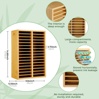 Ohuhu Bamboo Marker Organizer