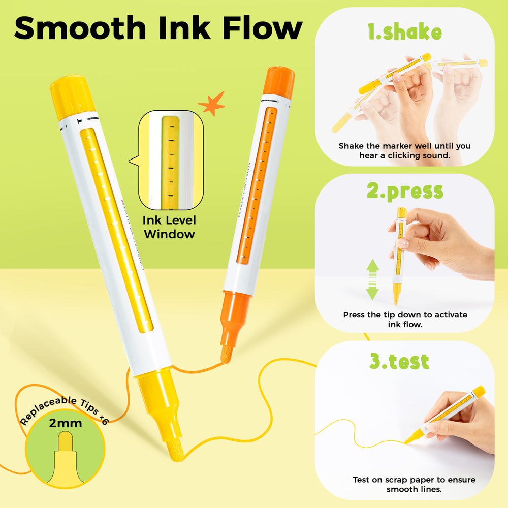 Ohuhu Acrylic Paint Markers Refillable 36 Colors – Hanauma