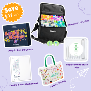 Back to School Must-Have: Honolulu 120 Colors Advanced Bundle (Ships from Asia Warehouse)