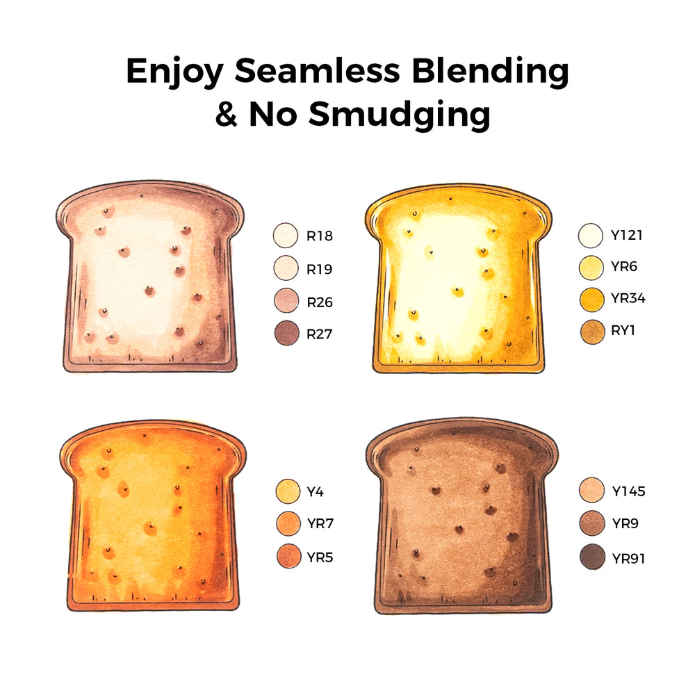 Ohuhu Honolulu 36 Skin Tone Colors Dual Tips Alcohol Art Markers (Brazil Domestic Shipping)