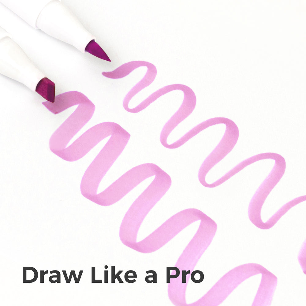 Ohuhu Honolulu 104 Colors Dual Tips Alcohol Art Markers (Brazil Domestic Shipping)