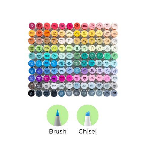 Ohuhu Honolulu 120 Colors Dual Tips Alcohol Art Marker (Brazil Domestic Shipping)