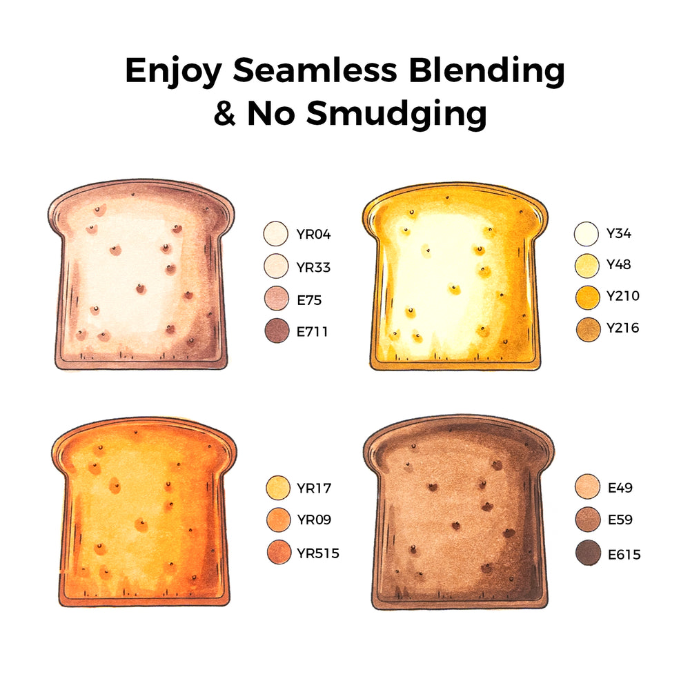 Ohuhu Honolulu 24 Skin Tone Colors Dual Tips Alcohol Art Markers (Brazil Domestic Shipping)