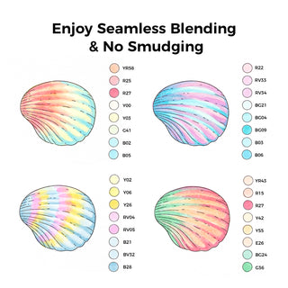 Ohuhu Honolulu 96 Pastel Colors Alcohol Art Markers - Sweetness & Blossoming (New Color Codes)