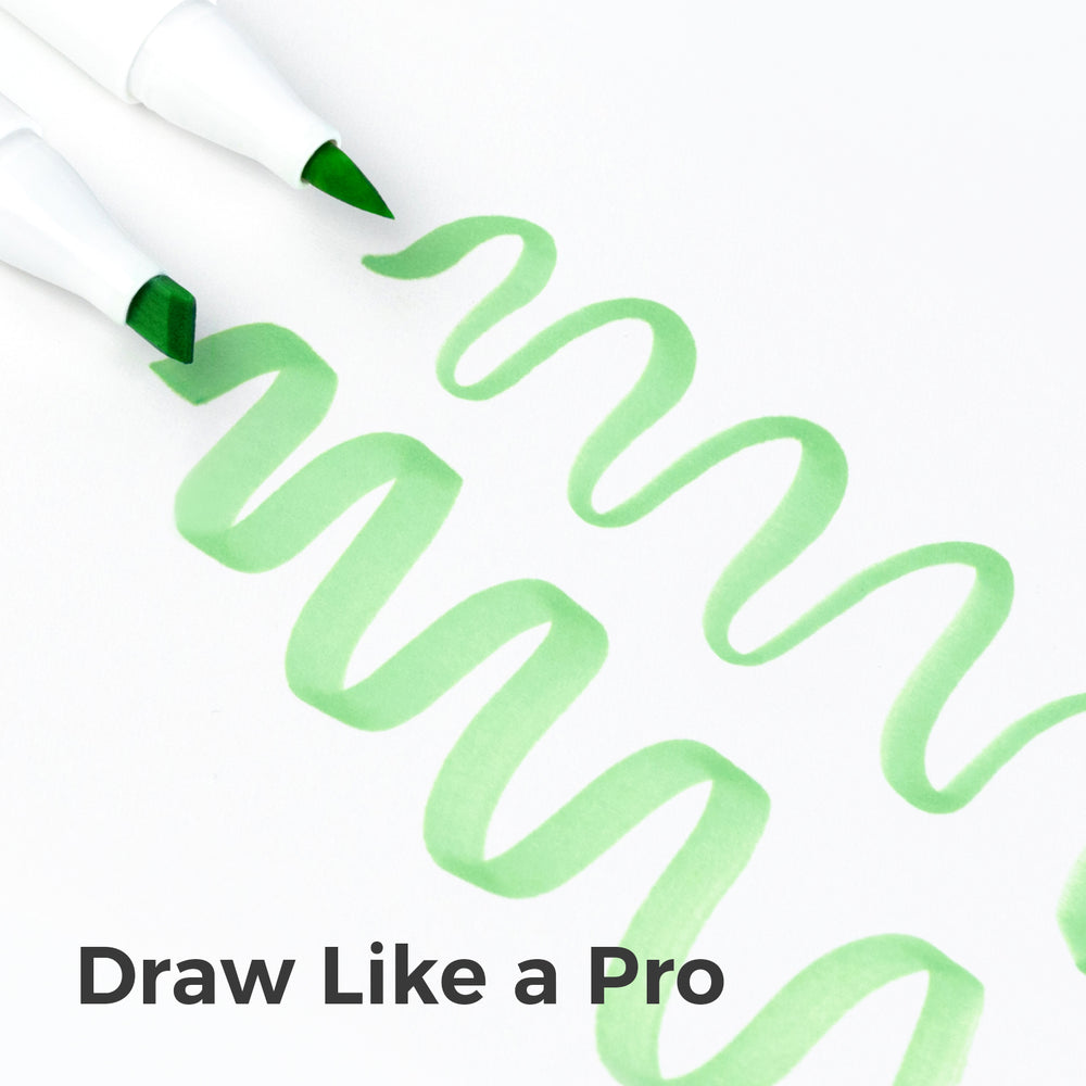 Ohuhu Honolulu 72 Colors Dual Tips Alcohol Art Markers (Brazil Domestic Shipping)