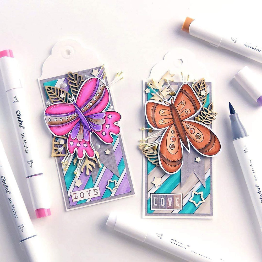 Ohuhu Honolulu 120 Colors Dual Tips Alcohol Art Marker (Brazil Domestic Shipping)