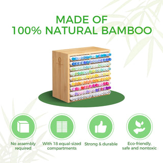 Ohuhu Bamboo Marker Organizer (Brazil Domestic Shipping)