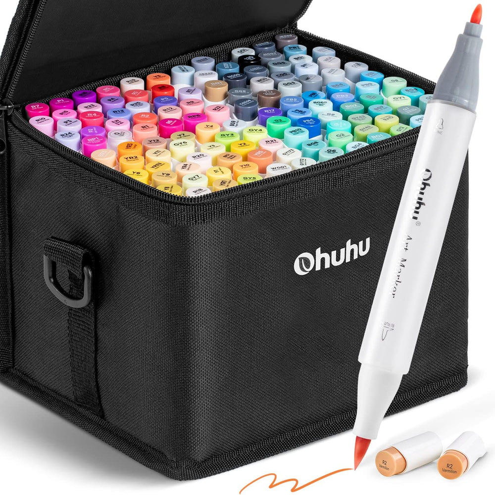Ohuhu Honolulu 120 Colors Dual Tips Alcohol Art Marker (Brazil Domestic Shipping)