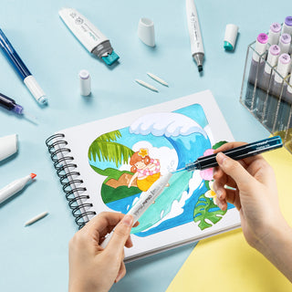 Ohuhu Marker Ink YR312 / E110 Refill for Alcohol marker