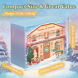 Ohuhu Christmas Advent Calendar 2026, 24 Days Countdown Gift Kit