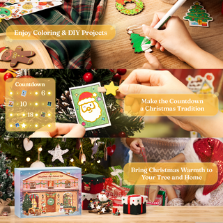 Ohuhu Christmas Advent Calendar 2026, 24 Days Countdown Gift Kit