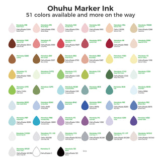 Ohuhu Marker Ink GY172 Refill for Alcohol marker